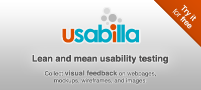 Usabilla - Lean and mean remote usability testing