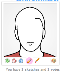 A blank avatar on sketchplanet.com