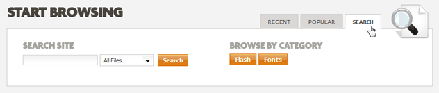 Searching on the front page isn't difficult, but it could be easier.