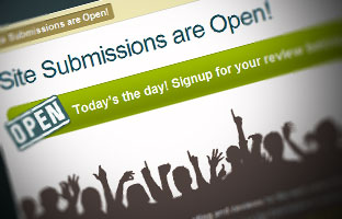 Site Submission’s Are Open. Only Today!