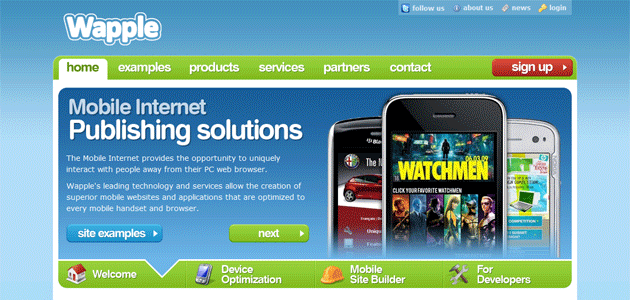 Wapple.net Front Page